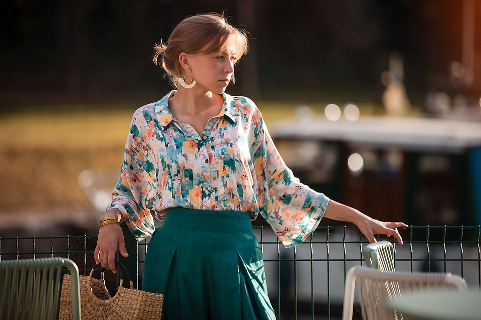 See You at Six City Joy Viscose Rayon