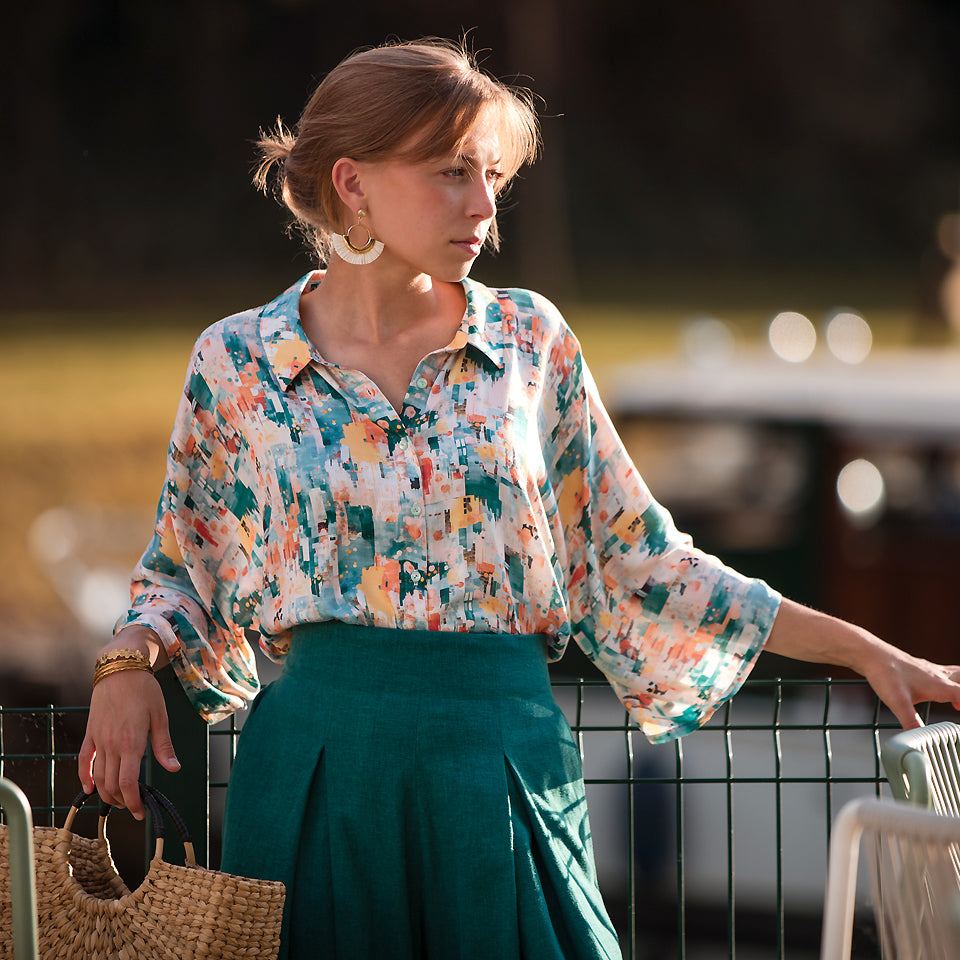 See You at Six City Joy Viscose Rayon