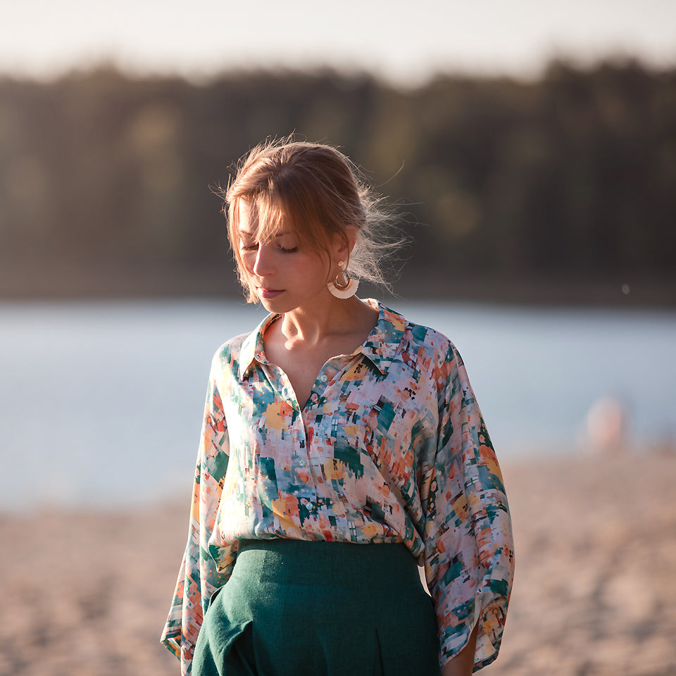 See You at Six City Joy Viscose Rayon