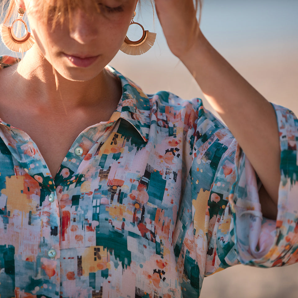 See You at Six City Joy Viscose Rayon