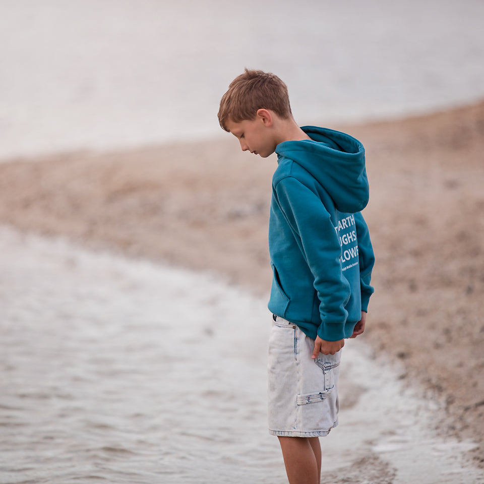 See You at Six Lagoon Blue French Terry 3-Thread