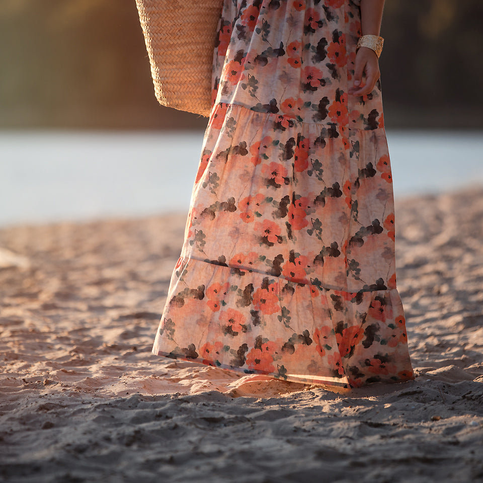 See You at Six Misty Rose Linen Viscose