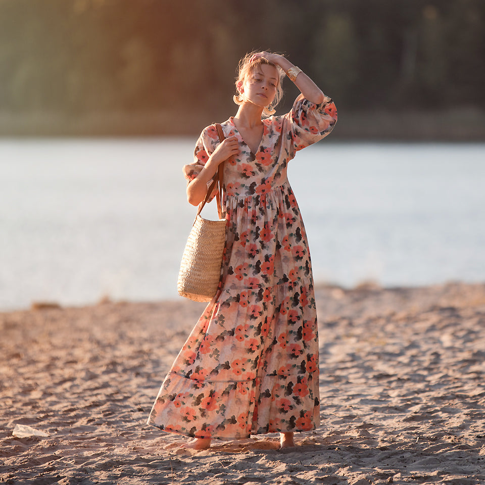 See You at Six Misty Rose Linen Viscose