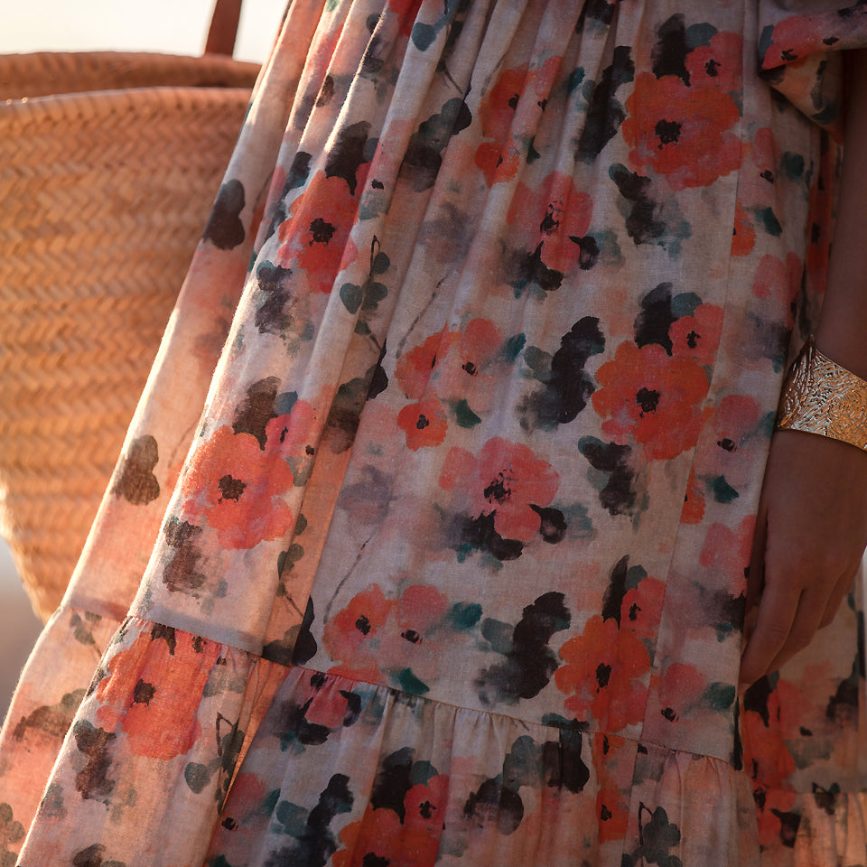 See You at Six Misty Rose Linen Viscose