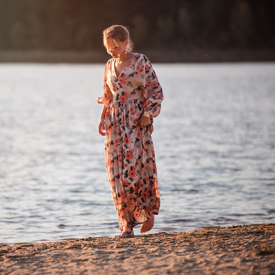 See You at Six Misty Rose Linen Viscose