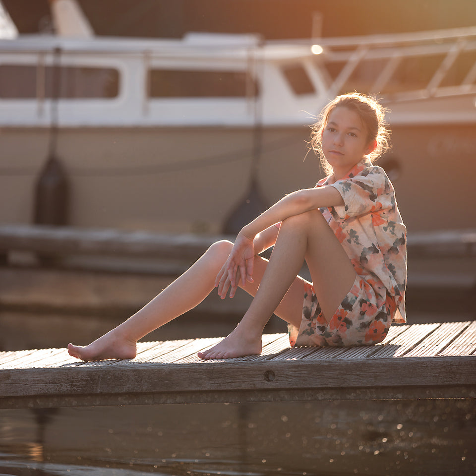 See You at Six Misty Rose Linen Viscose