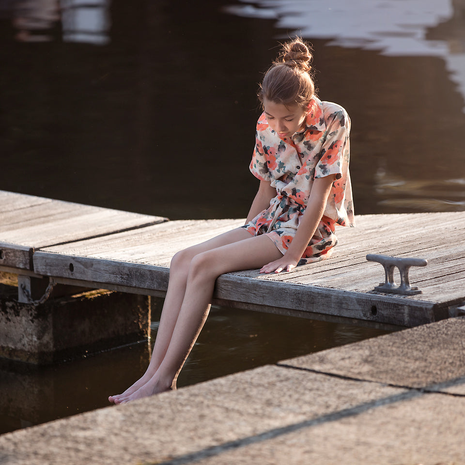 See You at Six Misty Rose Linen Viscose