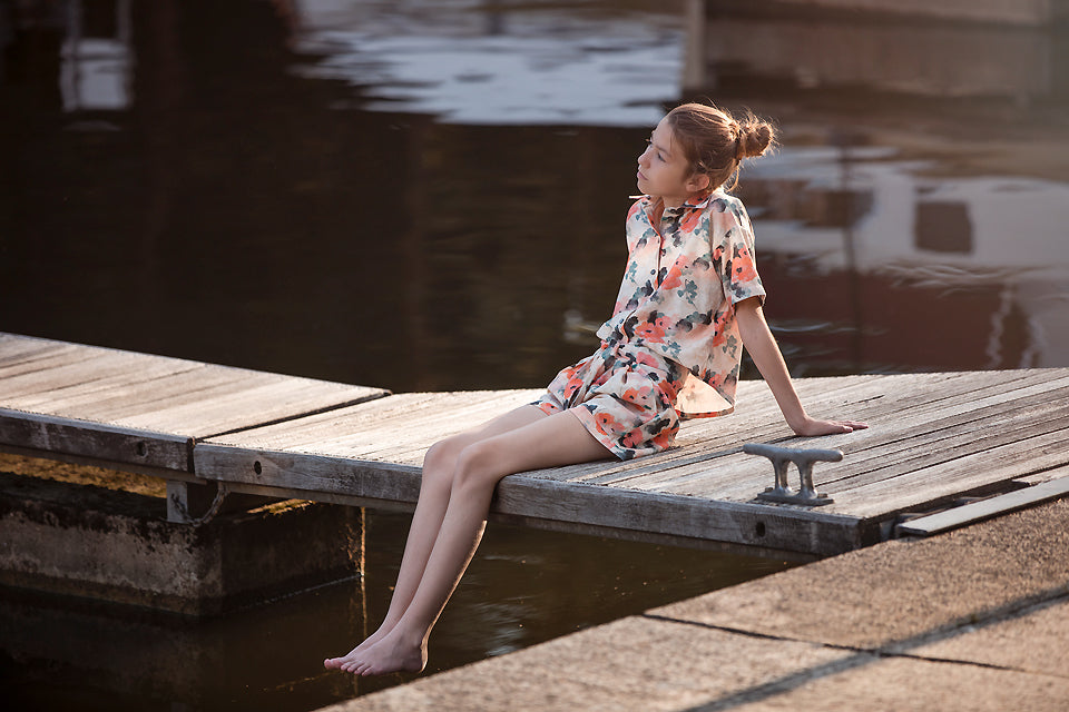 See You at Six Misty Rose Linen Viscose