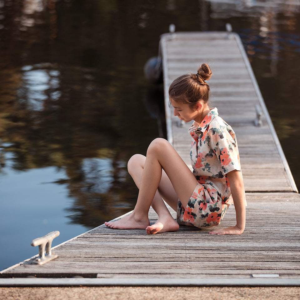 See You at Six Misty Rose Linen Viscose