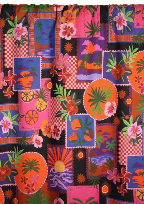 Atelier Jupe colourful patchwork cotton