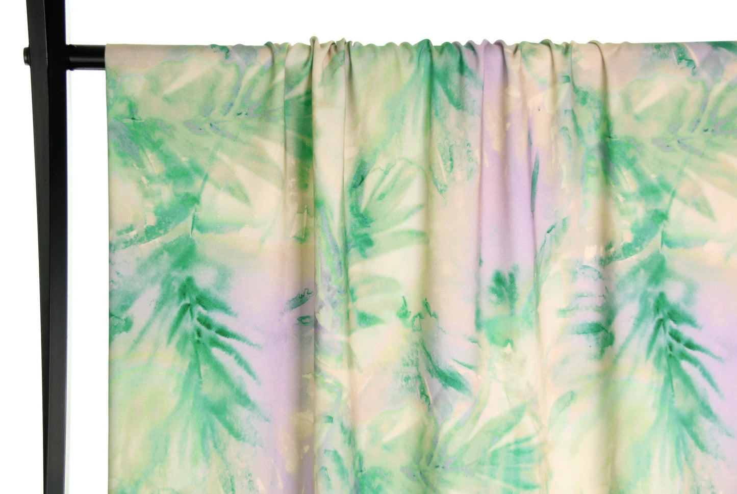 Atelier Jupe tropical tie dye lilac green viscose
