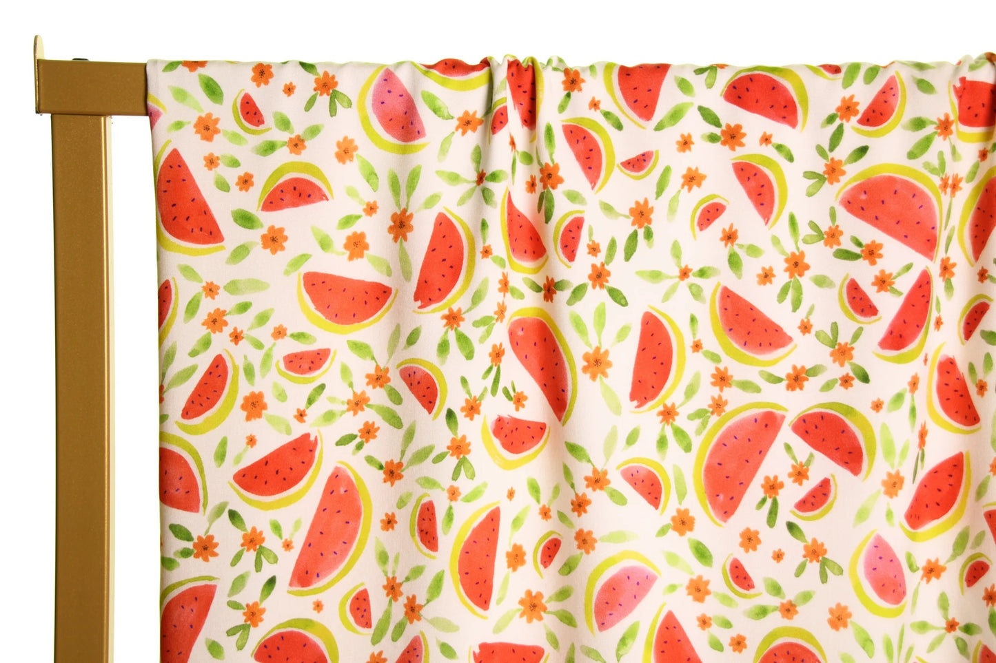 Atelier Jupe white viscose with watermelons