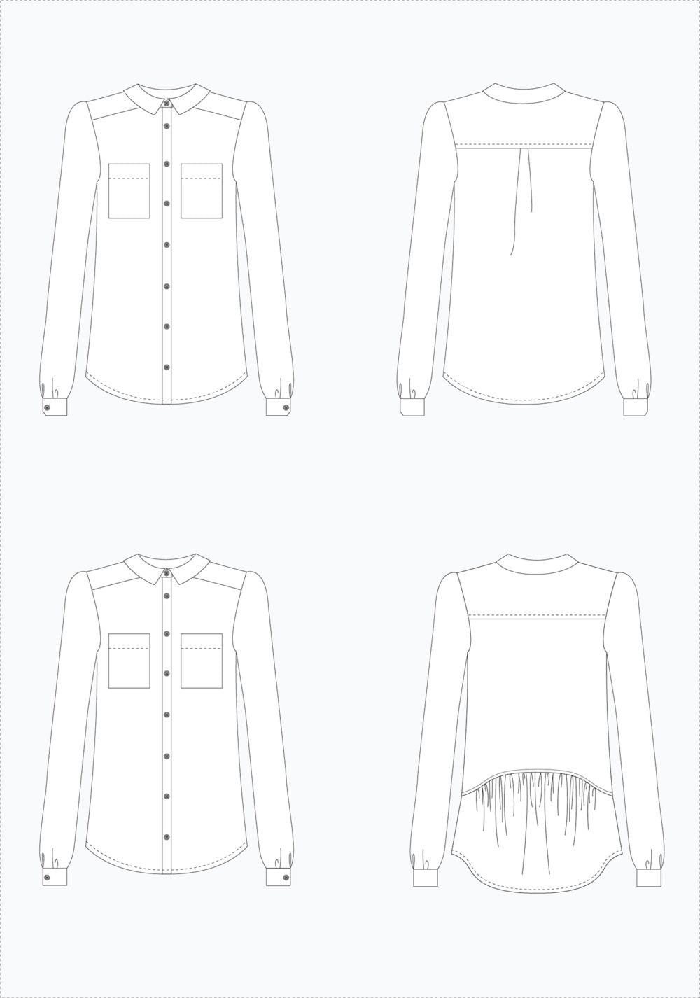 Grainline Studio Archer button up shirt