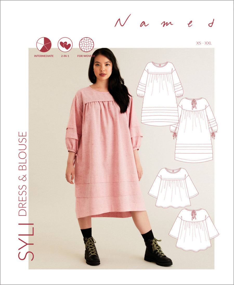 Named Patterns Syli dress and blouse