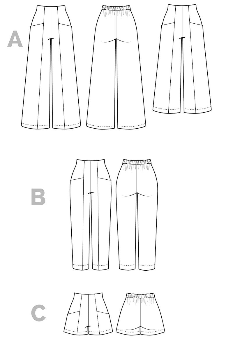 Closet Core Pietra pants and shorts