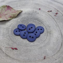 Atelier Brunette Classic Matte Buttons Cobalt 12mm