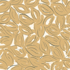 Atelier Brunette Petal Mustard fabric