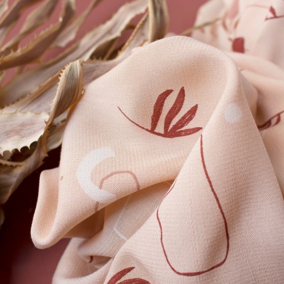 Atelier Brunette Sandstorm blush fabric